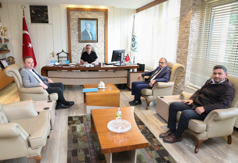 BELEDİYE BAŞKANIMIZDAN DSİ 7. BÖLGE MÜDÜRÜMÜZE ZİYARET